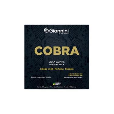 Imagem de Encordoamento giannini cv82l bronze 80/20 viola cebolao em mi