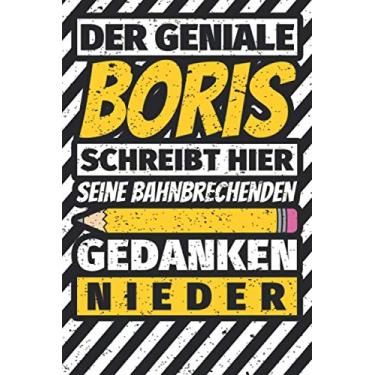 Imagem de Notizbuch liniert: Boris Geschenke lustiger Spruch Vorname