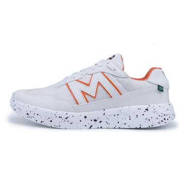 Imagem de Tenis Branco Para Treino Xtep Run Ii - White Orange-Unissex