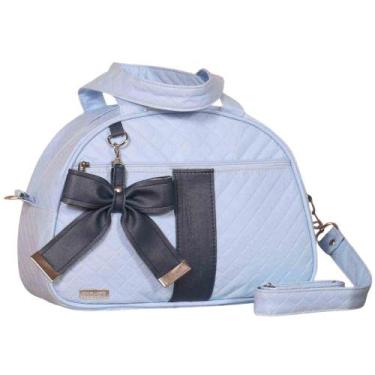 Imagem de Bolsa Maternidade Laço Luxo Azul - Decalta