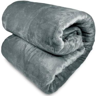 Imagem de Cobertor Casal Corttex Turim Super Soft Alta Gramatura 260g Manta Microfibra Poliéster Toque Seda (Cinza)