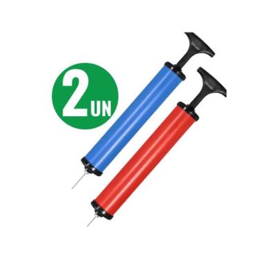 Imagem de Bomba De Para  Inflar Encher Bolas De Futebol Futsal Futvolei Basquete