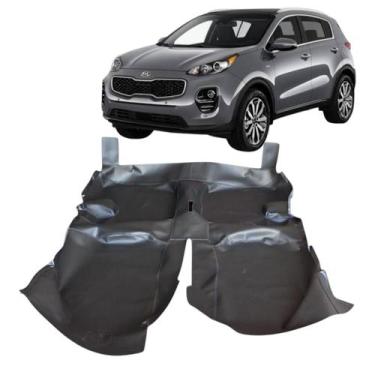 Imagem de Tapete assoalho preto fosco para o  kia sportage 2017/2021 - MANOS TAP