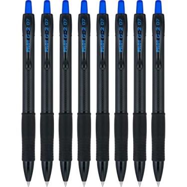 Imagem de PILOT, G2 Edge Canetas de gel premium azuis, experiência de escrita sensorial, caixa de 8 quilates, ponta fina de 0,7 mm