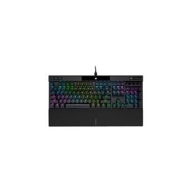 Imagem de Teclado Mecânico Gamer Corsair K70 RGB Pro, Corsair OPX, Preto, Preto PBT Keycap, US - CH-910941A-NA