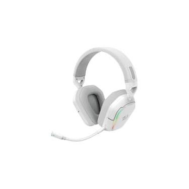 Imagem de Headset Gamer Sem Fio, Redragon Mira 7.1, RGB, Bluetooth, 2.4ghz, P3, Branco - H868W