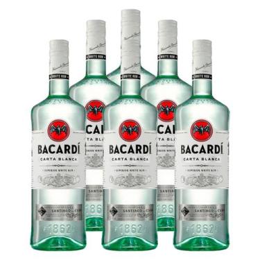 Imagem de Rum Cubano Bacardi Carta Blanca 980ml 6 Unidades