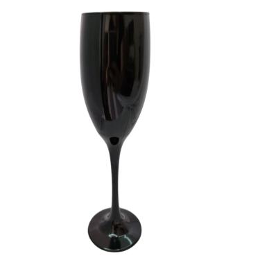 Imagem de Taça Vidro Preta Champanhe 190 ml Nadir