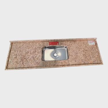 Imagem de Pia de Cozinha Granito 180cm Santa Cecilia Plus Cuba Simples