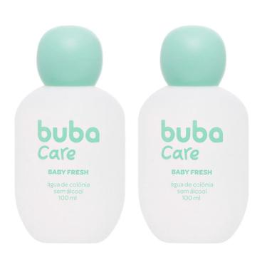 Imagem de Kit 2 Colônias Bebê 100ml Baby Fresh Suave Sem Álcool Cheirinho De Paixão Buba Care