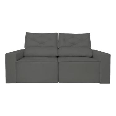 Imagem de Sofá Retrátil-reclinável 1,80m Confortável Luxo Balaqui Cinza