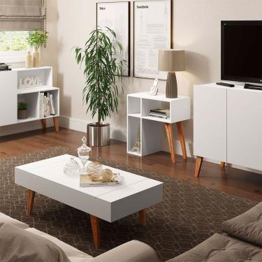 Imagem de Aparador Para Sala De Estar Leaves Be Mobiliário Branco