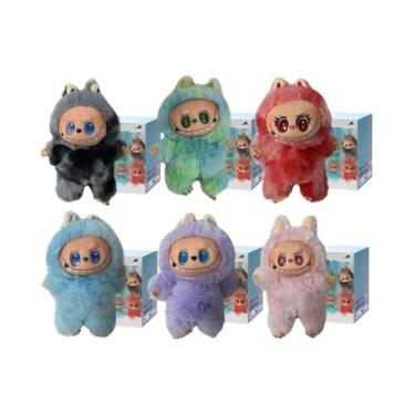 Imagem de Labubu V3 Vinil Pelúcia Pingente Caixa Surpresa Figura De Ação Chaveir