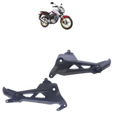 Imagem de Bacalhau Suporte Pedaleira CG 160 Titan 2016 2017 2018 2019 2020 2021 