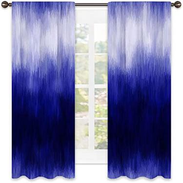 Imagem de Cortina de isolamento térmico tie dye, cortinas blackout com absorção de som para decoração de sala de jantar/festa, L 182 x C 182 cm
