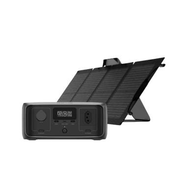 Imagem de Kit Estação De Energia Portátil River 3, 600W/245wh Ecoflow 127V + Painel Solar Dobrável 110W