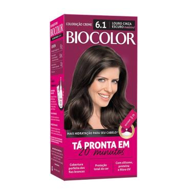 Imagem de Tintura Creme Biocolor Louro Cinza Moderno 6.1 Mini Kit