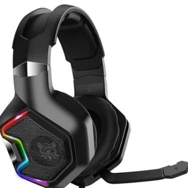 Imagem de Fone De Ouvido Gamer Com Fio RGB 7.1 Superbass Knup 489 Cor Preto