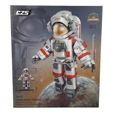 Imagem de Bloco de Montar Astronauta Edição Lunar 1066 peças Toys Import J250107