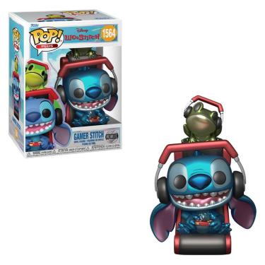 Imagem de Funko Pop Disney Lilo & Stitch Gamer Stitch 1564 Metallic