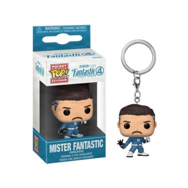 Imagem de Chaveiro Funko Pop Marvel Quarteto Fantástico Sr. Fantástico