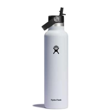Imagem de Hydro Flask Tampa de palha flexível padrão branca 680 g