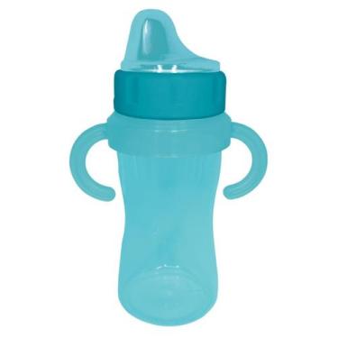 Imagem de Copo Baby Go Válvula Pingos Tampa Alça Colors Verde 330ml