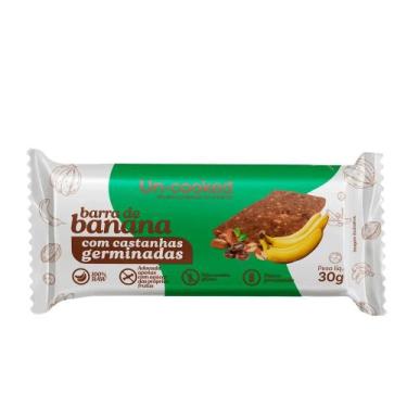 Imagem de Barra de Banana + Castanha Germinada Uncooked  30g