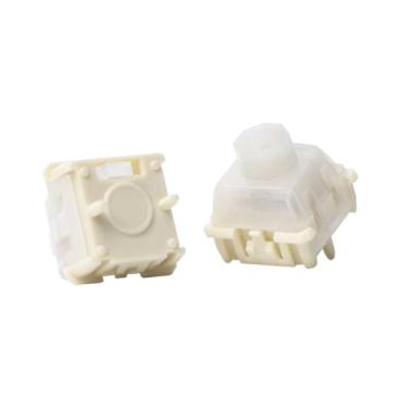 Imagem de WS Flux HE Interruptores de efeito Hall: Interruptores de teclado magnéticos pré-lubrificados lineares de fábrica, interruptor de tecla pré-viagem de configuração livre para teclado gamer HE com