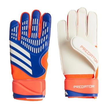 Imagem de adidas Luvas de goleiro unissex, azul lúcido, vermelho solar/branco, 10