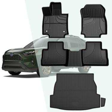 Imagem de TTX LIGHTING Tapetes E Forro De Carga Para Toyota Rav4 2019-2024 2025: Proteção Contra Todas As Condições Climáticas, Incluindo 1º 2º Lugares (Incluindo Híbrido)