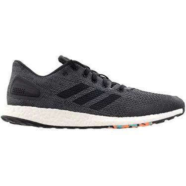 Imagem de adidas Tênis de corrida unissex Pureboost DPR, Preto/Preto/Cinza, 6.5