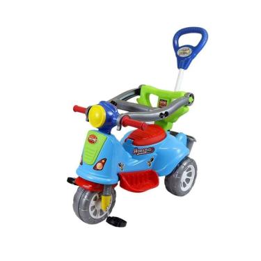 Imagem de Carrinho Passeio Infantil Triciclo Com Alça 2 Em 1