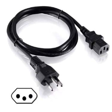 Imagem de Cabo Força de Energia para Fonte de PC, Monitor e TV 1,5 Mts