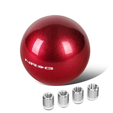 Imagem de NRG Innovations NRG-SK-350FH manípulo de câmbio estilo bola redonda alavanca câmbio lingote metal anodizado para M10 X 1,25, M10 X 1,5, M12 X 1,25, M12 X 1,5 Thread Pattern Shifter