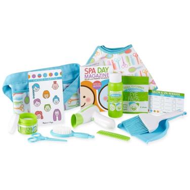 Imagem de Kit Salão de Beleza e Spa com 16 Peças para Crianças Acima de 3 Anos, Melissa & Doug