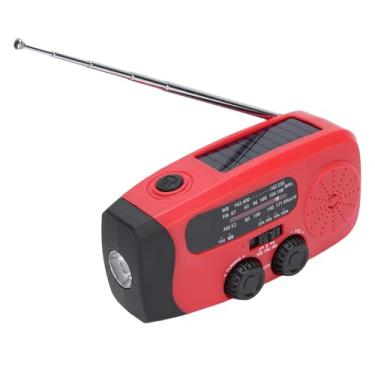 Imagem de Luocute Rádio de Manivela de Emergência, Manivela Solar Noaa, Rádio Meteorológico Com Banco de Potência de 2000mah, Usb Tipo C, Carregamento, Lanterna Led, Sos