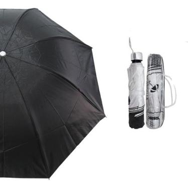 Imagem de Guarda Chuva Sombrinha Com Proteção Solar UV Resistente Contra Vento  