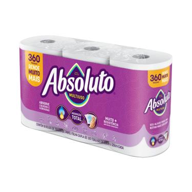 Imagem de Papel Toalha Absoluto Multiuso 360 Folhas Bracell Papéis