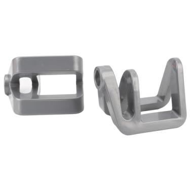 Imagem de Braçadeiras de para-choque para barco, liberação rápida, 2 peças, pontão, barco, para-choque, alta resistência, posição ajustável, economia de tempo, fácil desmontagem, fibra de nylon (prata)