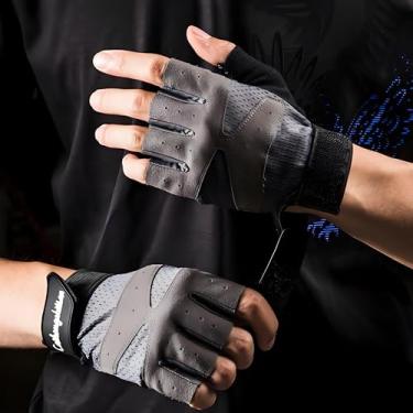 Imagem de Luvas de treino para homens e mulheres, luvas de exercício para levantamento de peso, ciclismo, academia, treinamento, fitness, escalada e remo