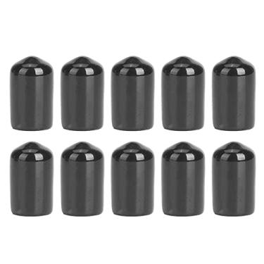Imagem de 10 peças de borracha capa de taco de bilhar acessório de sinuca, protetor de bastão com tamanho opcional para sala de bilhar