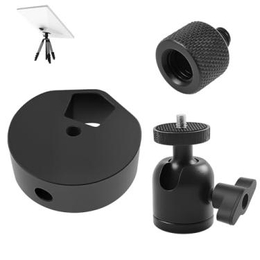 Imagem de Adaptador de suporte para mini tripé Starlink de liga de alumínio para montagem fácil de instalar 1/10.2 cm-20 roscas para ambientes externos