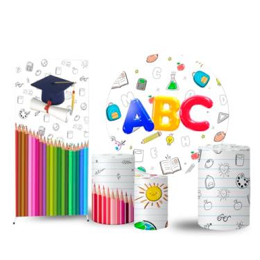 Imagem de Trio Capas Cilindro + Painel Sublimado + Painel Lateral Formatura (K2FOR0004)