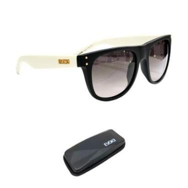 Imagem de Óculos de Sol Evoke On The Rocks A10 Black Matte White-Unissex