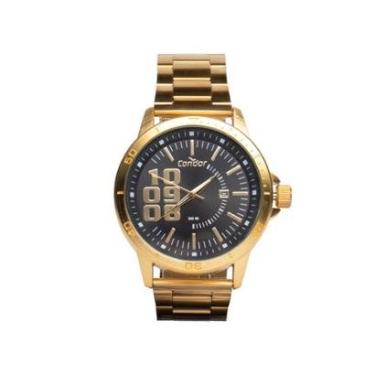 Imagem de Relógio Masculino Condor Kit  COPC32EA/K40 Dourado-Masculino
