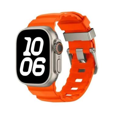 Imagem de Pulseira De Silicone Esportiva De 42mm-49mm Para Apple Watch Ultra 2 1