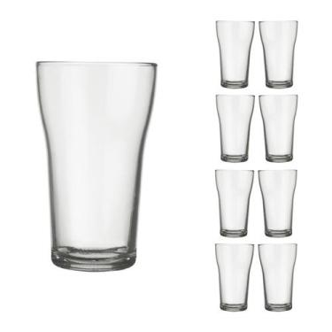 Imagem de Jogo 8 Copo 200ml Boteco Cerveja Bar Restaurante Chopp Nadir - NADIR F