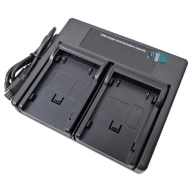 Imagem de Carregador de bateria duplo USB para câmera JVC BN-V408 BN-V408U BN-V416 BN-V416-H BN-V416U BN-V428 BN-V428U AA-V40 AA-V40E AA-V40U DVL GR-D GR-DV GR-DVL GR-DV GR-DVL