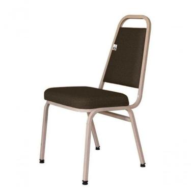 Imagem de Cadeira Empilhável Para Hotelaria Linha Hotel Jersey Marrom